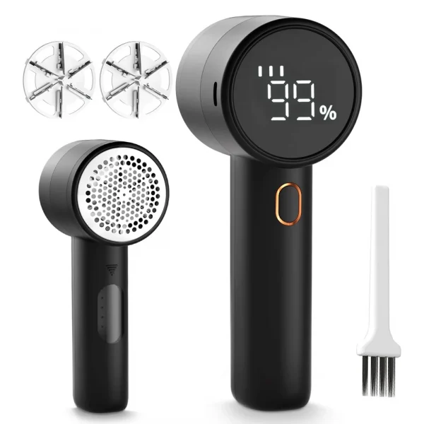 مزيل الوبر الذكي القابل للشحن – Fabric Shaver 2600mAh بشاشة LED و3 سرعات